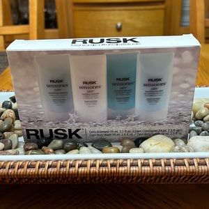 NIB RUSK SENSORIES CALM SHAMPOO, CONDITIONER, BODY WASH & BODY LOTION